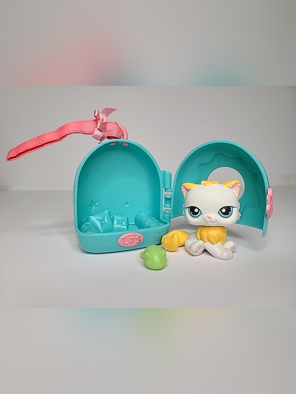 Littlest Pet Shop Portable Pets Persian Cat LPS #207 Complete (READ)